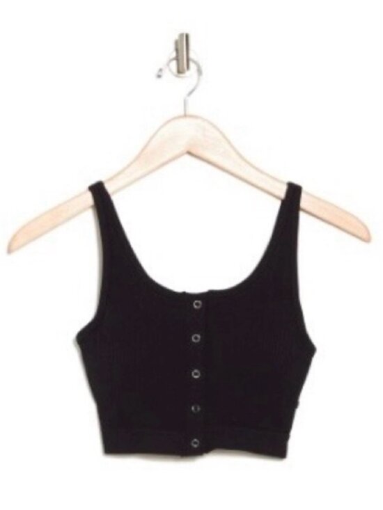 Tops - Bra Tank in Black